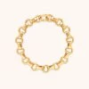 Astrid & Miyu Fused Chain Bracelet In Gold New In 2 Astrid & Miyu Fused Chain Bracelet In Gold New In