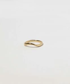 Astrid & Miyu Wave Ring In Gold New In 10 Astrid & Miyu Wave Ring In Gold New In