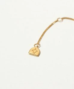 Astrid & Miyu New In Twilight Star Pendant Necklace In Gold