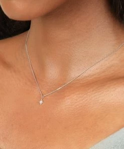 Astrid & Miyu Twilight Star Pendant Necklace In Silver New In