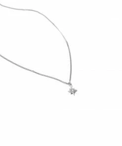 Astrid & Miyu Twilight Star Pendant Necklace In Silver New In 12 Astrid & Miyu Twilight Star Pendant Necklace In Silver New In