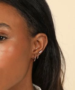 Astrid & Miyu New In Glimmer Crystal Climber Stud Earrings In Rose Gold 9 Astrid & Miyu New In Glimmer Crystal Climber Stud Earrings In Rose Gold