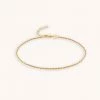 Astrid & Miyu New In Rope Chain Anklet In Gold