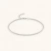 Astrid & Miyu New In Rope Chain Anklet In Silver 1 Astrid & Miyu New In Rope Chain Anklet In Silver