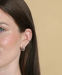 Astrid & Miyu New In Essential 11.5mm Hoop In Silver