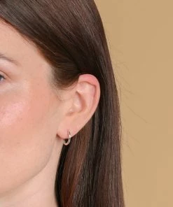 Astrid & Miyu New In Essential 11.5mm Hoop In Silver