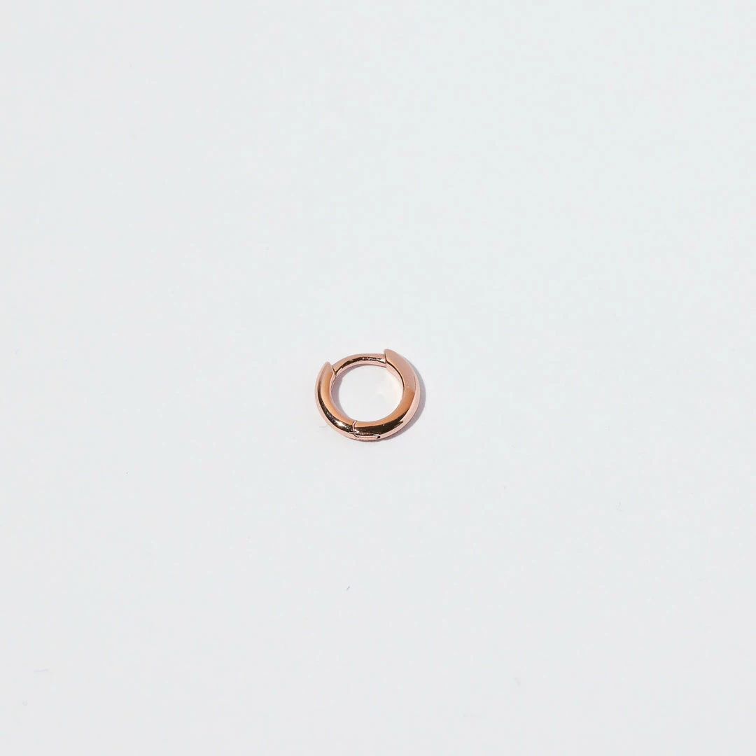 Astrid & Miyu Essential 6.5mm Hoop In Rose Gold 5 Astrid & Miyu Essential 6.5mm Hoop In Rose Gold