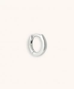 Astrid & Miyu Essential 6.5mm Hoop In Silver New In