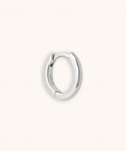 Astrid & Miyu Essential 8mm Hoop In Silver