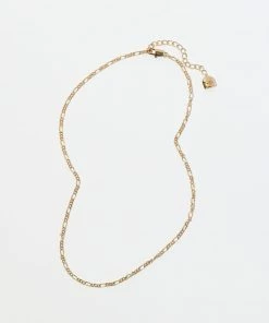 Astrid & Miyu Figaro Chain Necklace In Gold New In