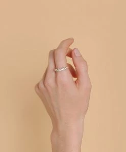 Astrid & Miyu Checkerboard Dome Ring In Gold New In