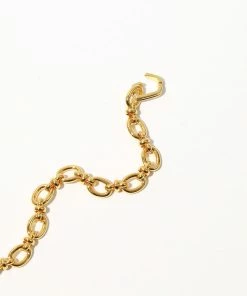 Astrid & Miyu Open Link Chain Necklace In Gold