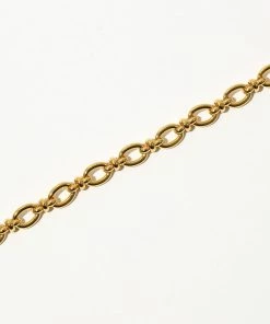 Astrid & Miyu Open Link Chain Necklace In Gold