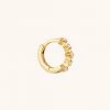 Astrid & Miyu Cosmic Star 8mm Hoop In Gold New In