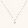 Astrid & Miyu Twilight Star Pendant Necklace In Silver New In