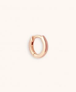 Astrid & Miyu Essential 6.5mm Hoop In Rose Gold