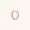 Astrid & Miyu New In Essential 8mm Hoop In Rose Gold 2 Astrid & Miyu New In Essential 8mm Hoop In Rose Gold