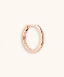 Astrid & Miyu Essential 11.5mm Hoop In Rose Gold New In