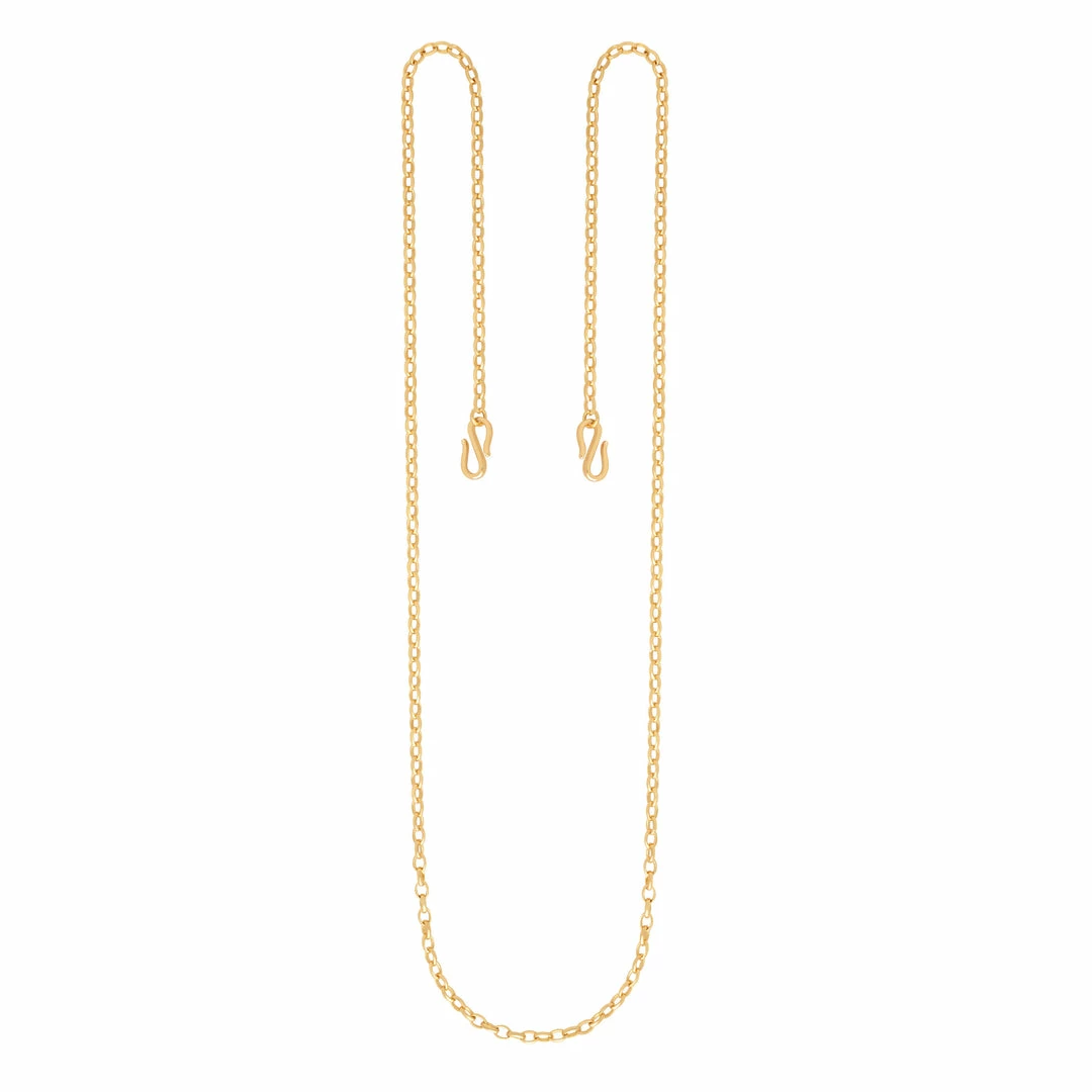 Astridandmiyu Sale Circle Link Multi-Use Chain In Gold 3 Astridandmiyu Sale Circle Link Multi-Use Chain In Gold