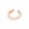 Astridandmiyu Baguette Crystal Ear Cuff In Rose Gold 1 Astridandmiyu Baguette Crystal Ear Cuff In Rose Gold