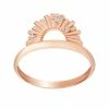 Astridandmiyu Sale Sunbeam Crystal Ring In Rose Gold 2 Astridandmiyu Sale Sunbeam Crystal Ring In Rose Gold