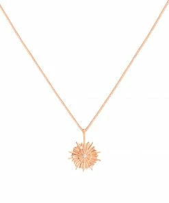 Astridandmiyu Supernova Pendant Necklace In Rose Gold Sale