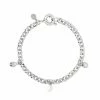 Astridandmiyu Illume Pebble Charm Bracelet In Silver Sale 1 Astridandmiyu Illume Pebble Charm Bracelet In Silver Sale