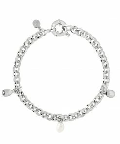 Astridandmiyu Illume Pebble Charm Bracelet In Silver Sale