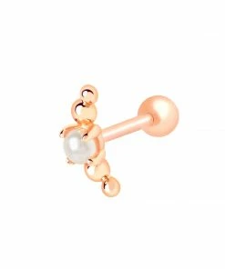 Astridandmiyu Illume Curved Barbell In Rose Gold Sale