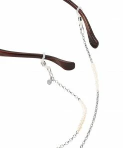 Astrid & Miyu Serenity Pearl Multi-Use Chain In Silver