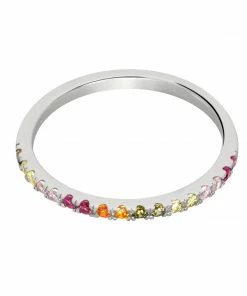 Astridandmiyu Iridescent Ring In Silver