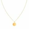Astridandmiyu Crystal Set Pendant Necklace In Gold Necklaces