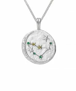 Astrid & Miyu Zodiac Necklaces Capricorn Zodiac Pendant Necklace In Silver 9 Astrid & Miyu Zodiac Necklaces Capricorn Zodiac Pendant Necklace In Silver