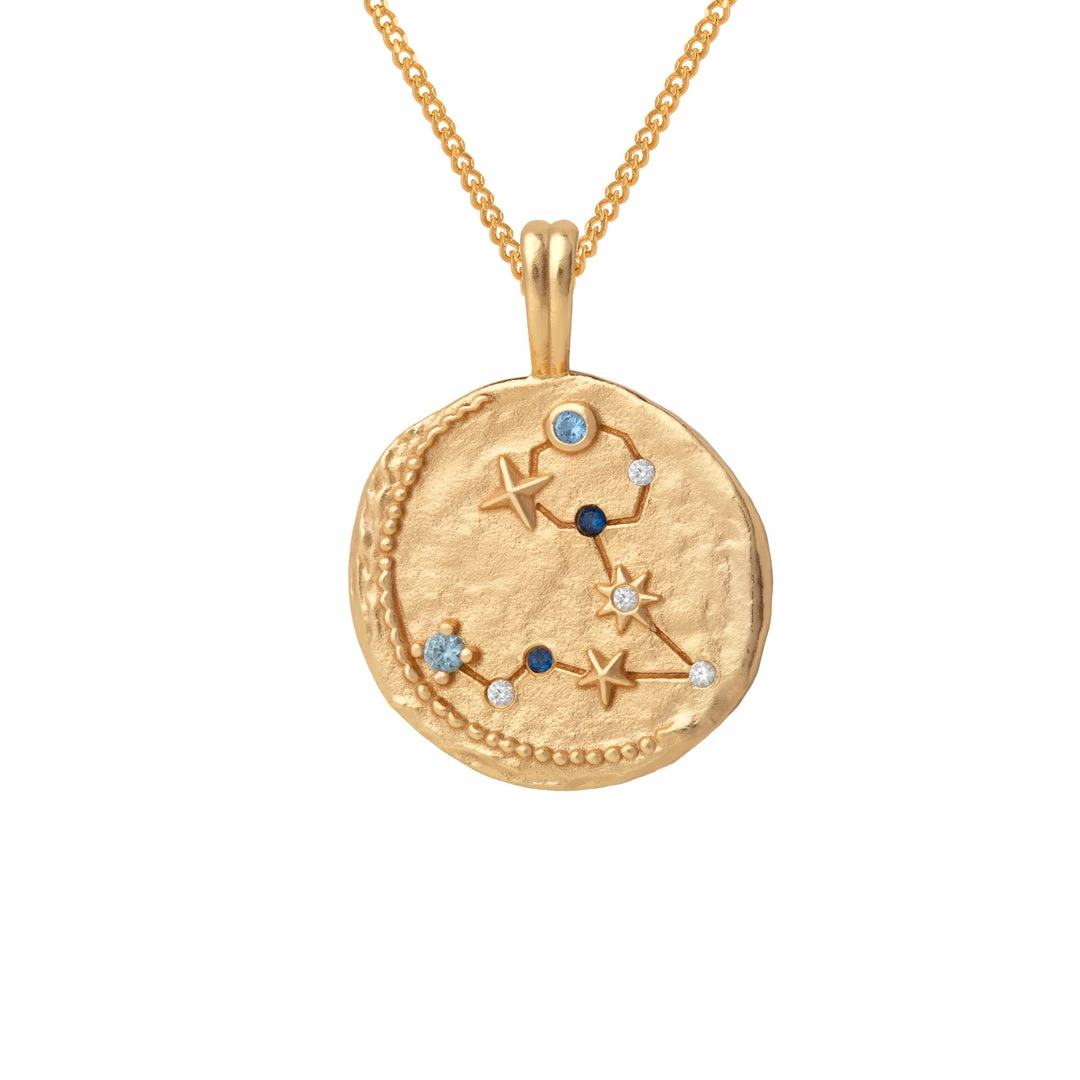 Astrid & Miyu Pisces Zodiac Pendant Necklace In Gold Zodiac Necklaces 5 Astrid & Miyu Pisces Zodiac Pendant Necklace In Gold Zodiac Necklaces
