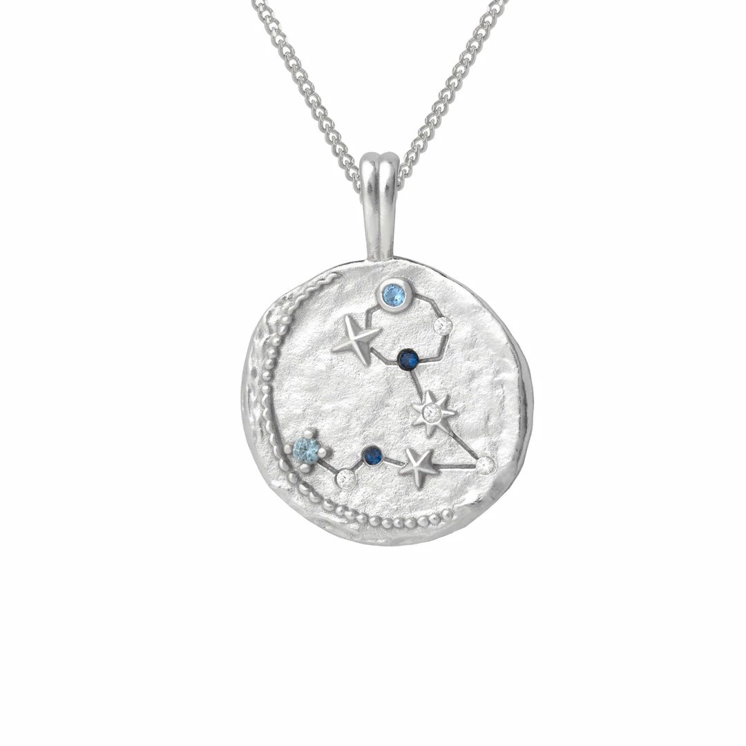 Astrid & Miyu Pisces Zodiac Pendant Necklace In Silver Zodiac Necklaces 5 Astrid & Miyu Pisces Zodiac Pendant Necklace In Silver Zodiac Necklaces