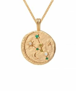 Astrid & Miyu Best Sellers Taurus Zodiac Pendant Necklace In Gold 11 Astrid & Miyu Best Sellers Taurus Zodiac Pendant Necklace In Gold