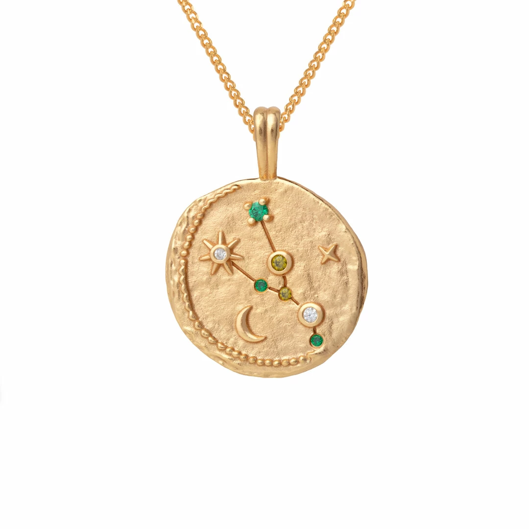 Astrid & Miyu Best Sellers Taurus Zodiac Pendant Necklace In Gold 5 Astrid & Miyu Best Sellers Taurus Zodiac Pendant Necklace In Gold