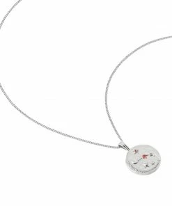 Astrid & Miyu Aries Zodiac Pendant Necklace In Silver 13 Astrid & Miyu Aries Zodiac Pendant Necklace In Silver