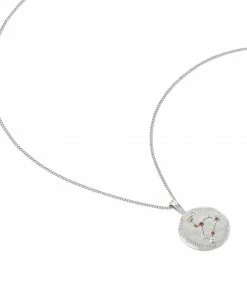 Astrid & Miyu Zodiac Necklaces Leo Zodiac Pendant Necklace In Silver 14 Astrid & Miyu Zodiac Necklaces Leo Zodiac Pendant Necklace In Silver