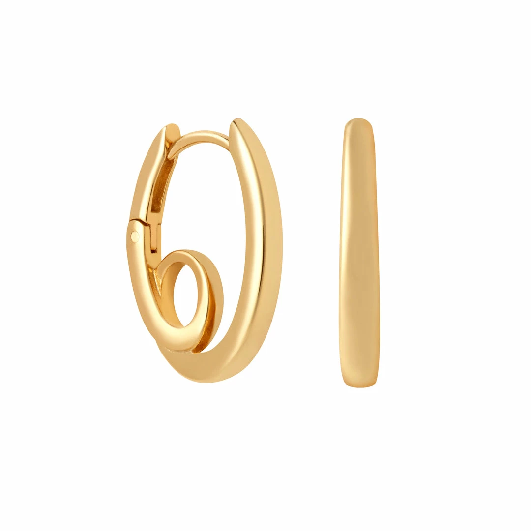 Astrid & Miyu Infinite Hoops In Gold Sale 3 Astrid & Miyu Infinite Hoops In Gold Sale