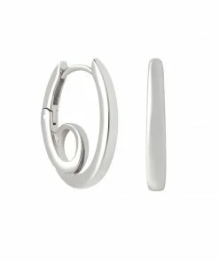 Astrid & Miyu Sale Infinite Hoops In Silver