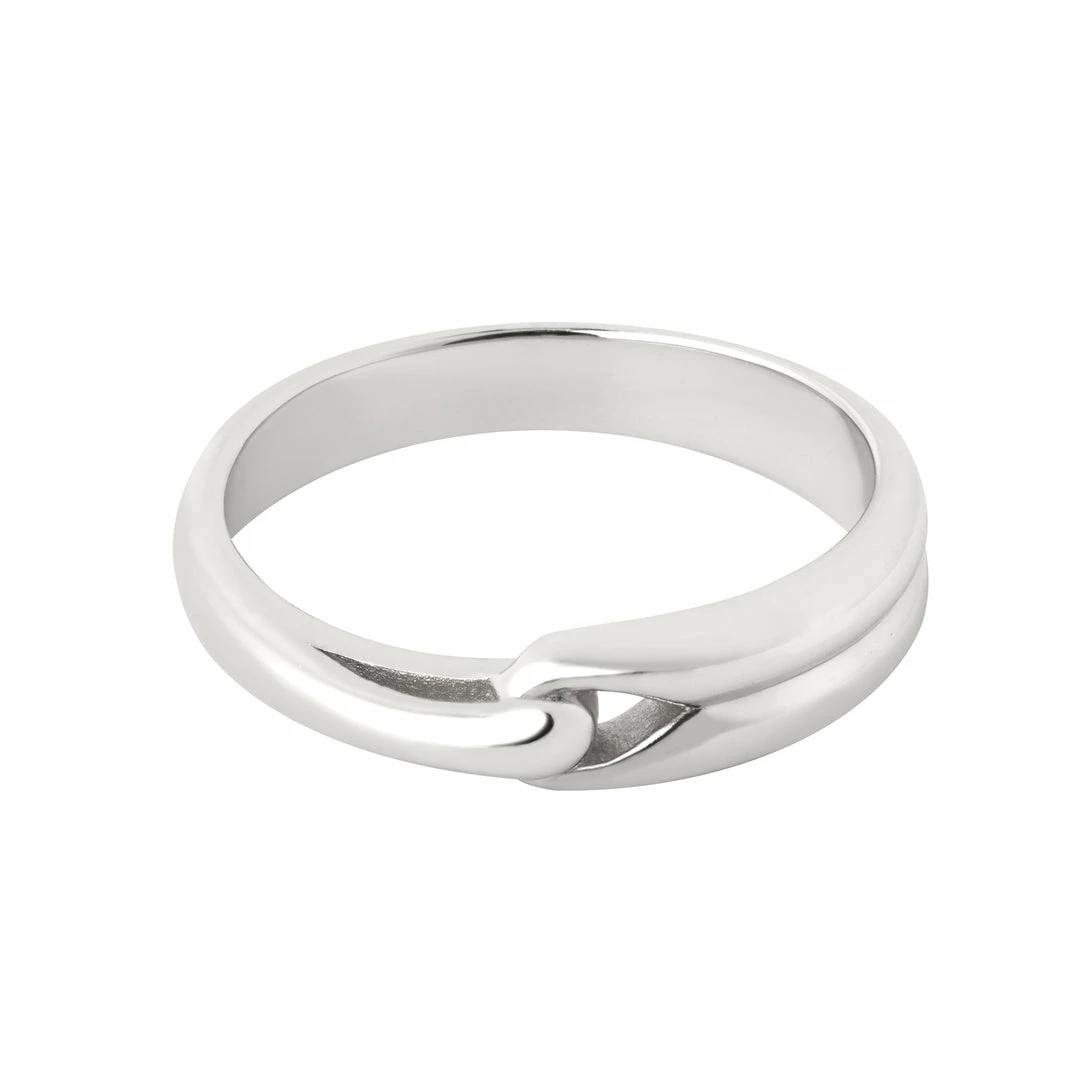 Astrid & Miyu Infinite Ring In Silver 3 Astrid & Miyu Infinite Ring In Silver