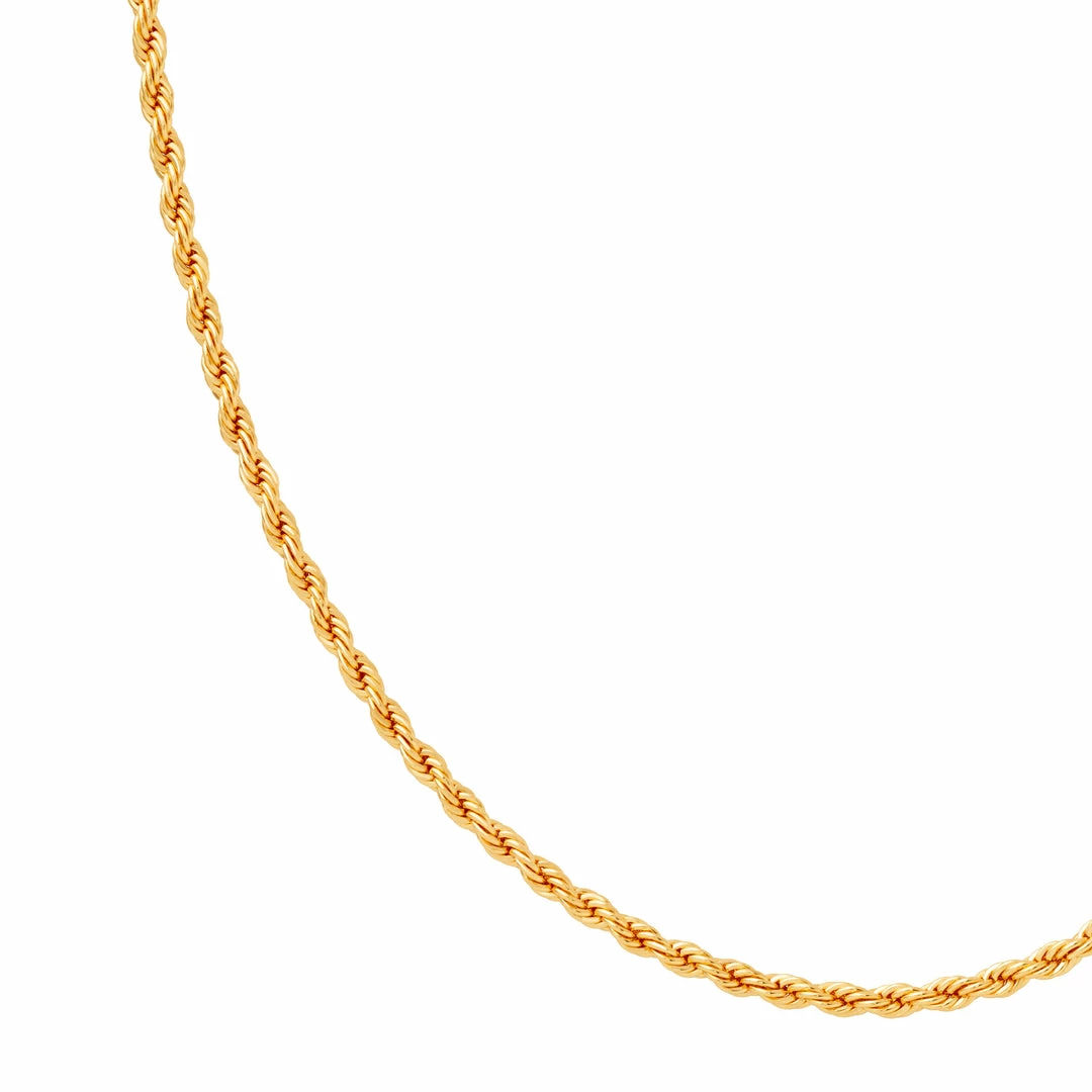 Astrid & Miyu Rope Bold Chain Necklace In Gold 5 Astrid & Miyu Rope Bold Chain Necklace In Gold