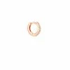 Astrid & Miyu Jewelled Crystal Hoop 6.5mm In Rose Gold 1 Astrid & Miyu Jewelled Crystal Hoop 6.5mm In Rose Gold