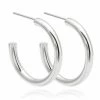 Astridandmiyu Essential Large Hoops In Silver Sale