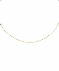 Astridandmiyu Essential Beaded Choker In Gold Necklaces