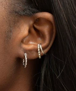 Astridandmiyu Sale Basic Ear Cuff In Silver 11 Astridandmiyu Sale Basic Ear Cuff In Silver
