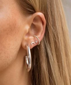 Astridandmiyu Essential Large Hoops In Silver Sale