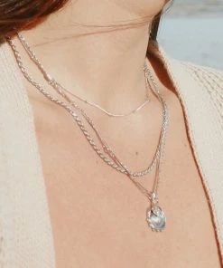 Astridandmiyu Essential Beaded Choker In Silver