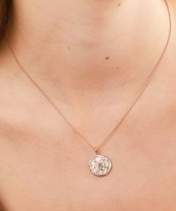 Astrid & Miyu Cancer Zodiac Pendant Necklace In Rose Gold 15 Astrid & Miyu Cancer Zodiac Pendant Necklace In Rose Gold